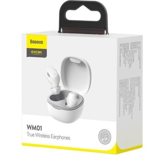 Наушники Baseus Encok TWS WM01 White (NGWM01-02) UA0095 фото