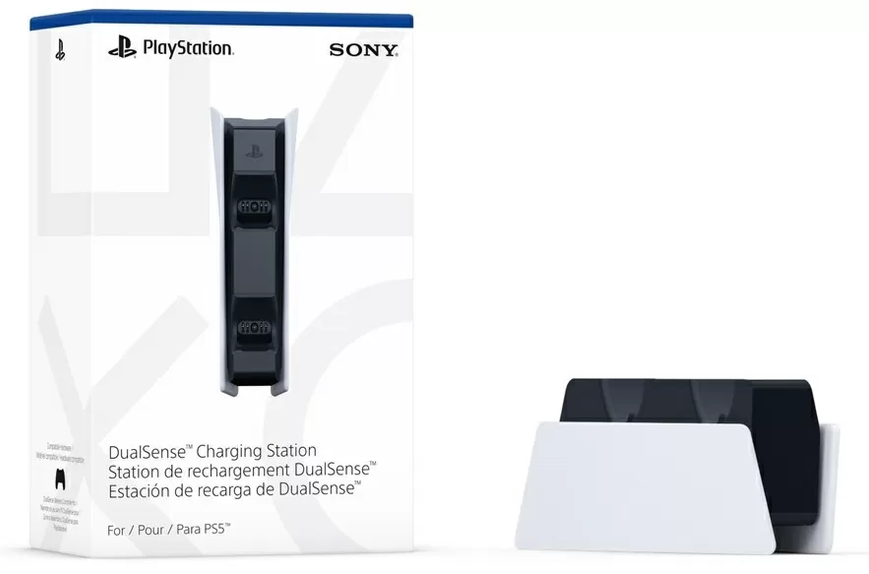 Зарядное устройство Проводное Sony PlayStation 5 для DualSense White 0157 фото